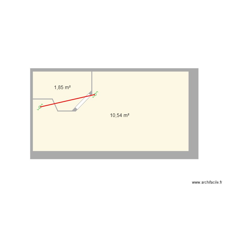 grenier. Plan de 0 pièce et 0 m2