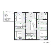 PLAN PROJET ETAGE ST GENEVIEVE ELEC