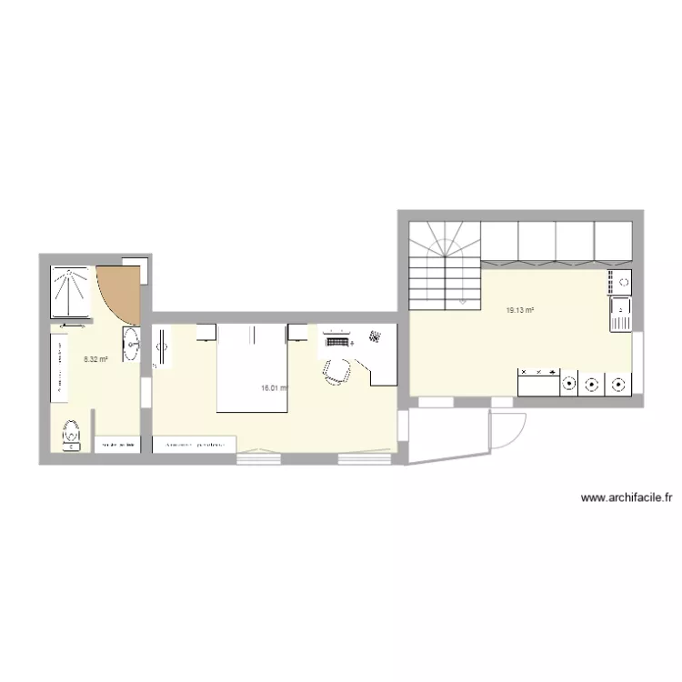 espace solene. Plan de 