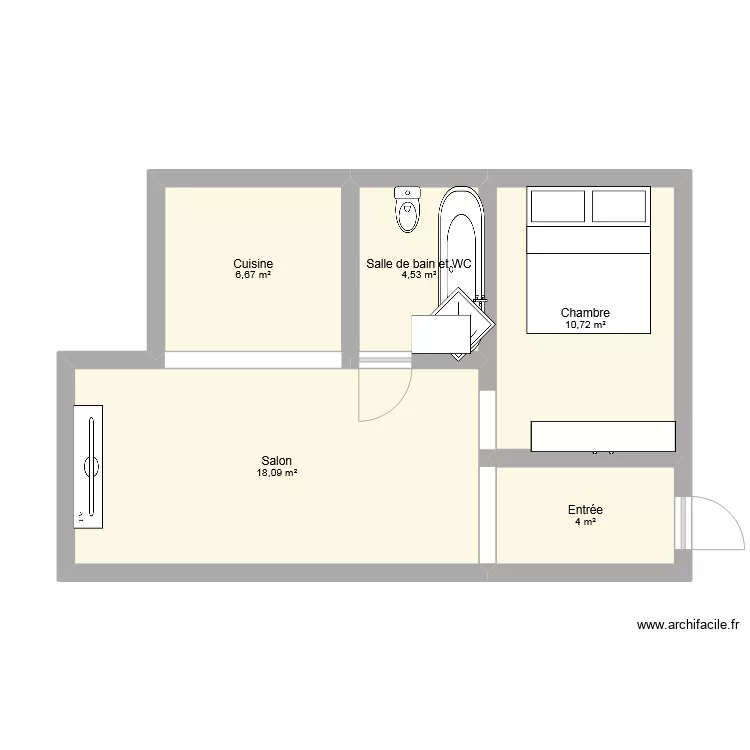 appartement parisien en vente. Plan de appartement parisien en vente. Plan de