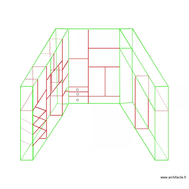 DRESSING. Plan de 0 pièce et 0 m2