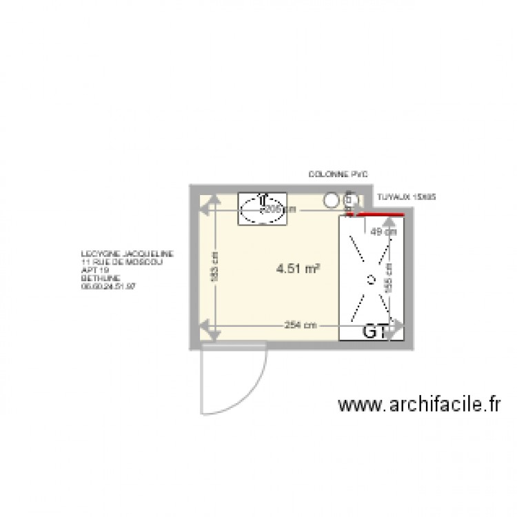 LECYGNE. Plan de 0 pièce et 0 m2