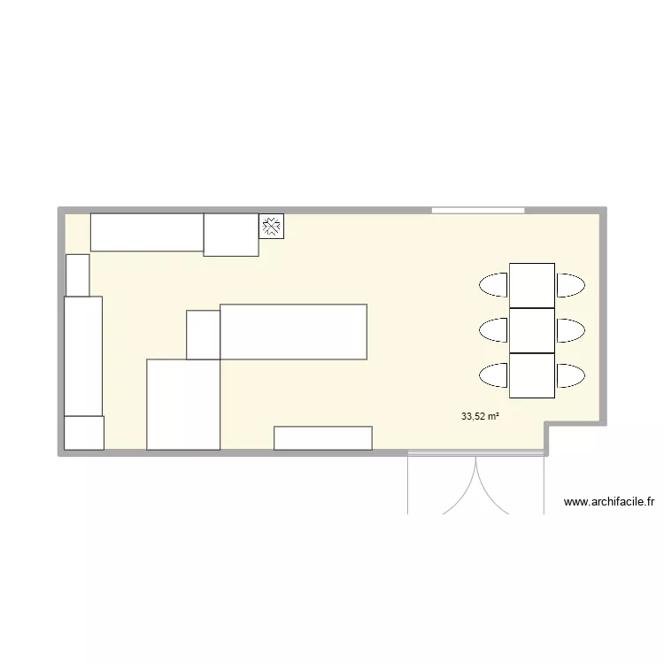 boulangerie la notre. Plan de 