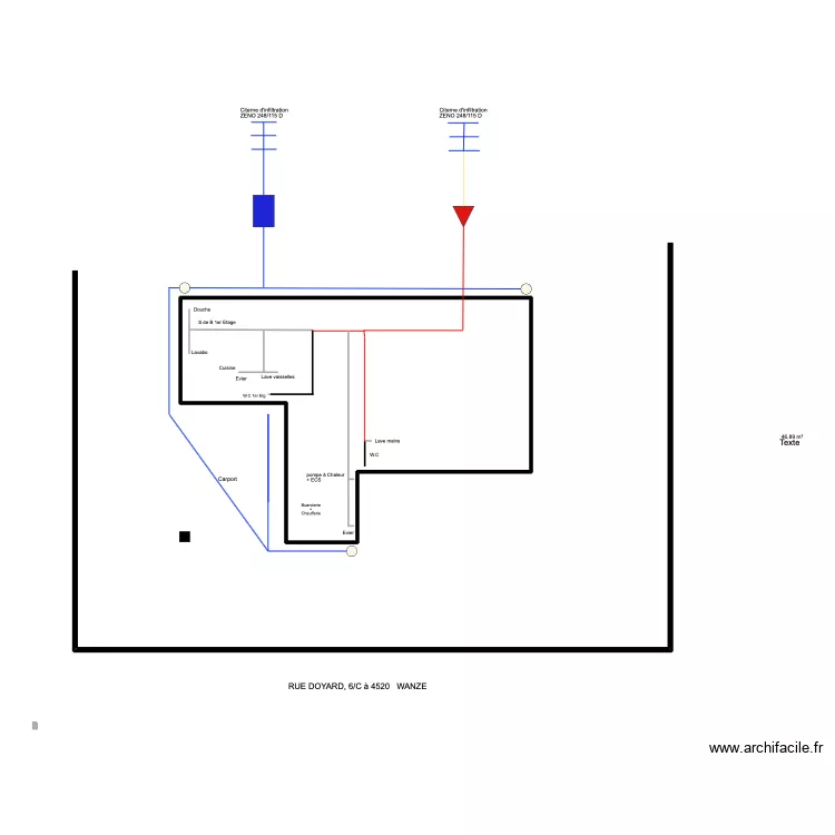 benoit debout. Plan de 