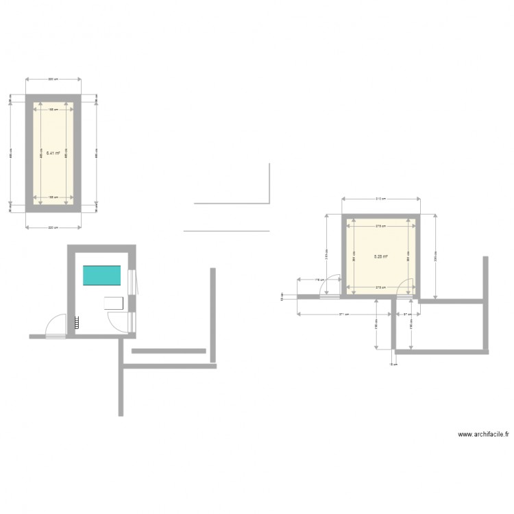 essaie. Plan de 0 pièce et 0 m2