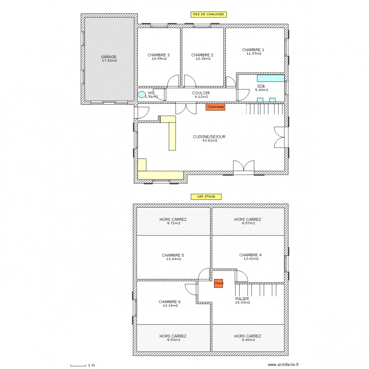 BORNET. Plan de 0 pièce et 0 m2