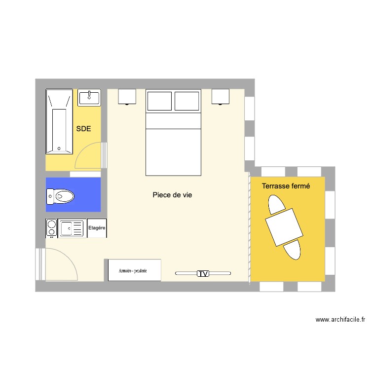 test. Plan de 0 pièce et 0 m2