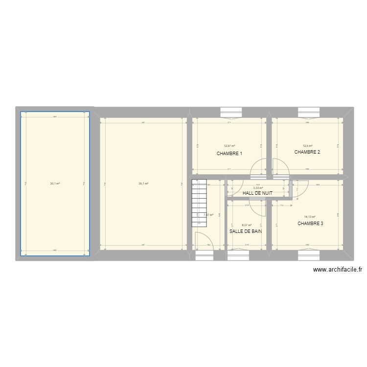Rulles rez du Bois niveau 0. Plan de 0 pièce et 0 m2