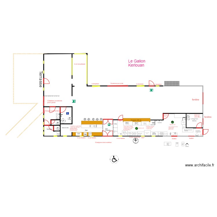 le galion travaux batip sans tables. Plan de 0 pièce et 0 m2