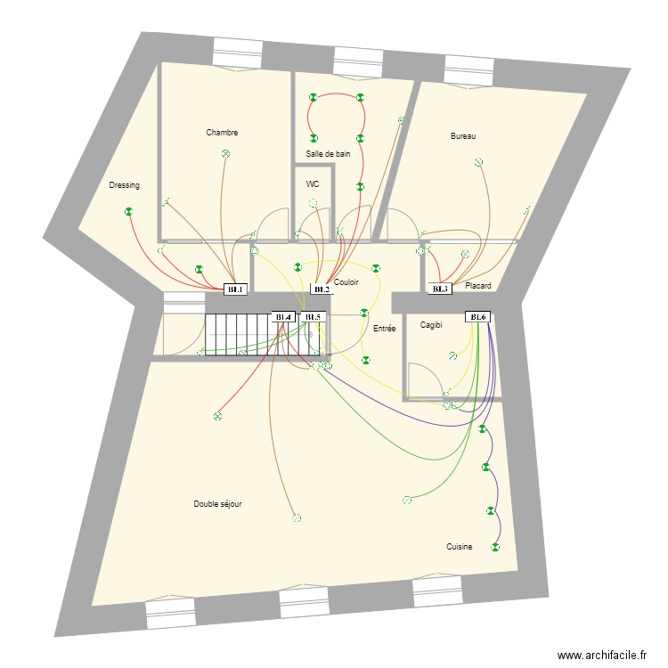 TOMXXXELECXECL2. Plan de 9 pièces et 104 m2