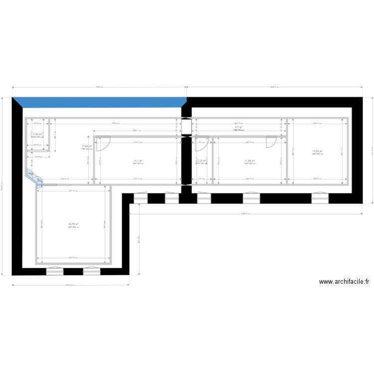 MAISON ILE GRANDE. Plan de 22 pièces et 230 m2