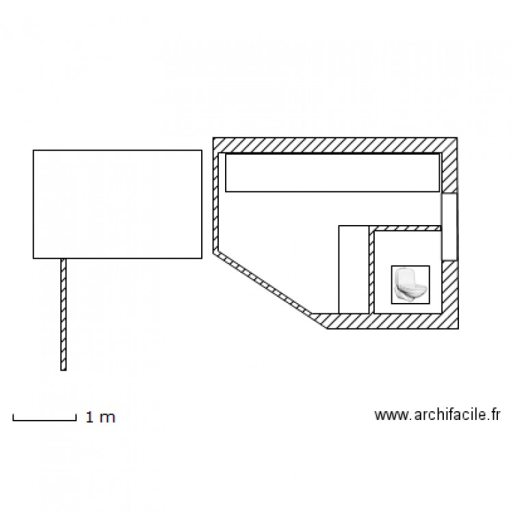 coin lingerie. Plan de 0 pièce et 0 m2