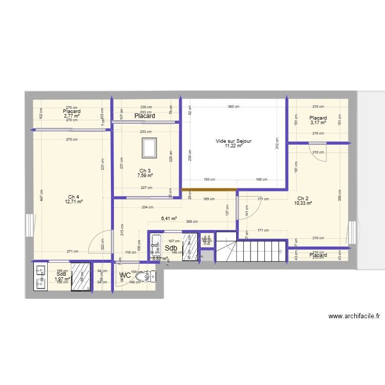 Les Menuires Niv 0. Plan de 0 pièce et 0 m2
