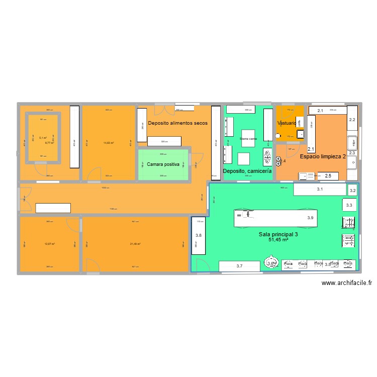 Cocina San Isidro ter. Plan de 0 pièce et 0 m2