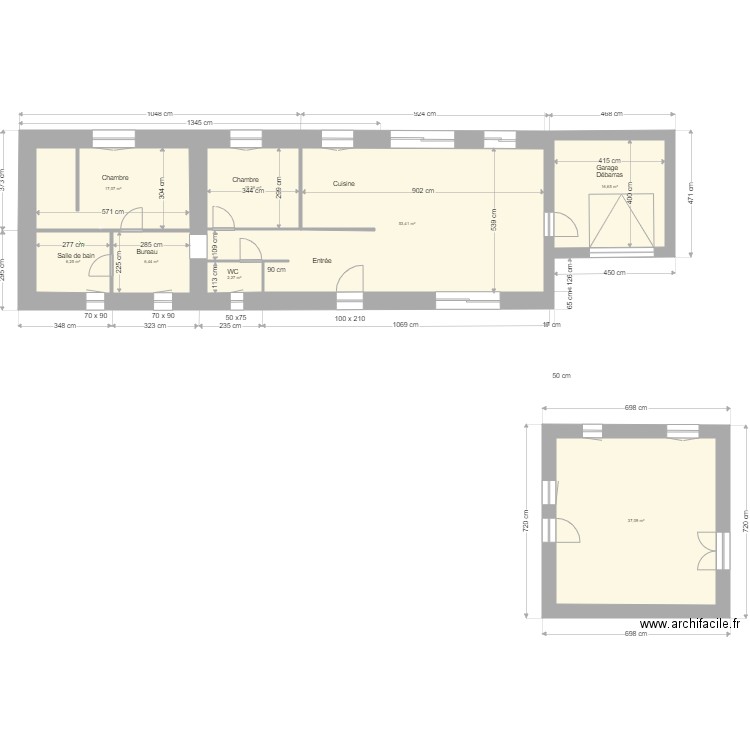 Vergne 10 avec garage avec côte. Plan de 0 pièce et 0 m2