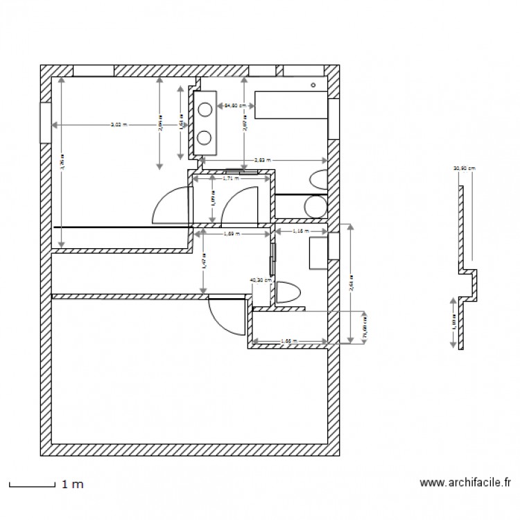 étage 14 avril de joux version 2. Plan de 0 pièce et 0 m2