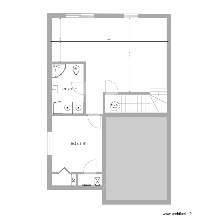 j133. Plan de 12 pièces et 159 m2