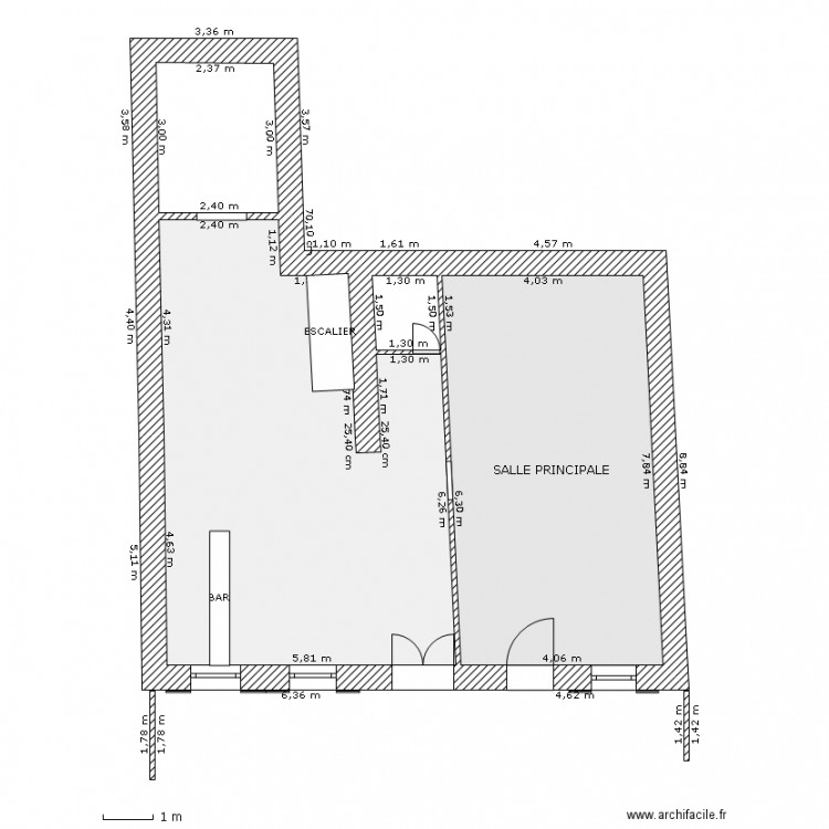 Auberge-musée étage. Plan de 0 pièce et 0 m2