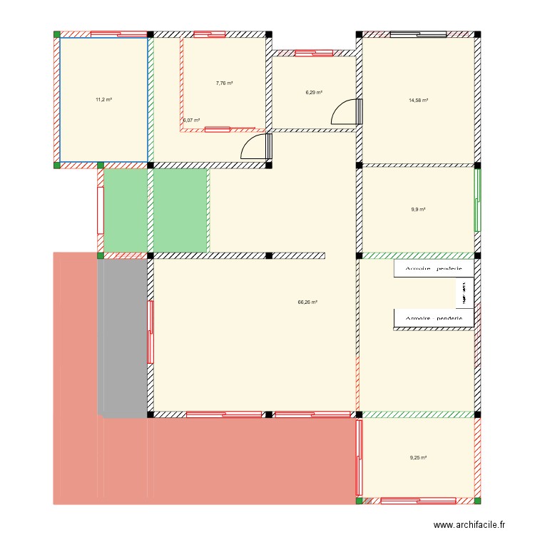 RENOVATION ISSA. Plan de 0 pièce et 0 m2