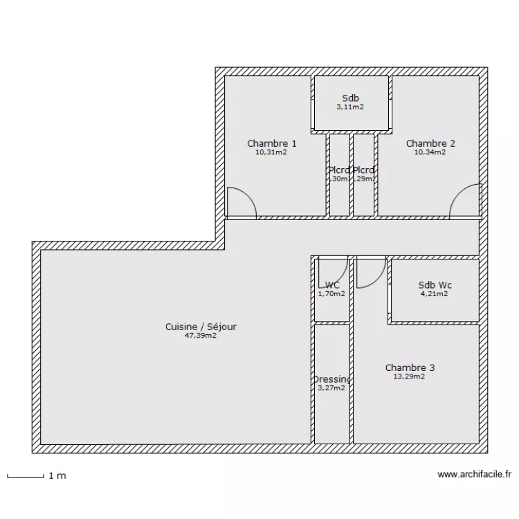 Maison Laurence. Plan de 