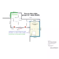 Terrasse et v&eacute;randa V2 (dalle 80x80)
