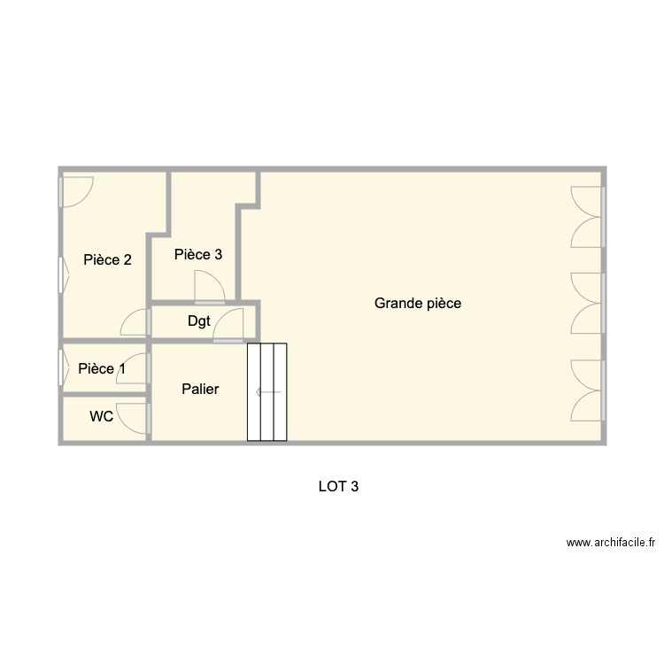 pontoise LOT 3. Plan de 0 pièce et 0 m2