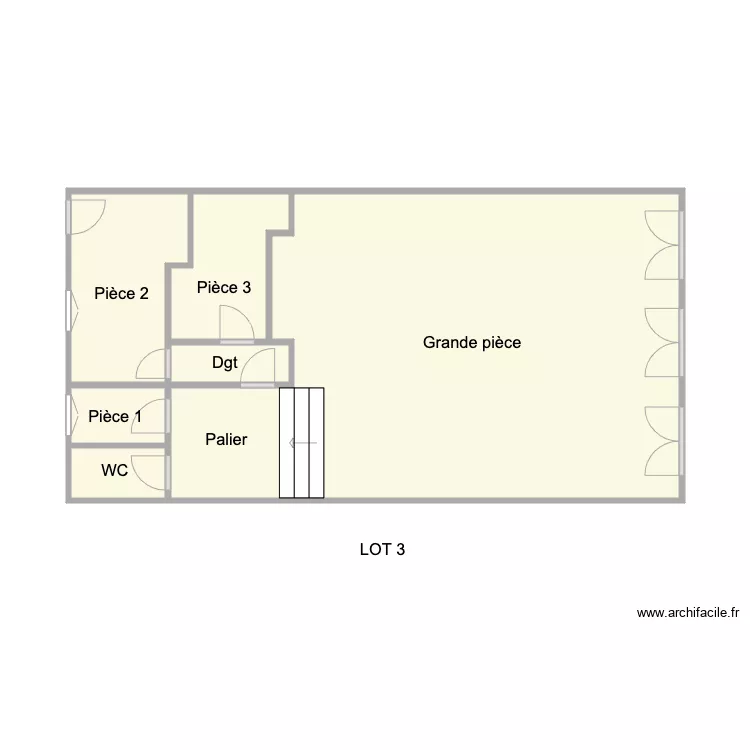 pontoise LOT 3. Plan de 