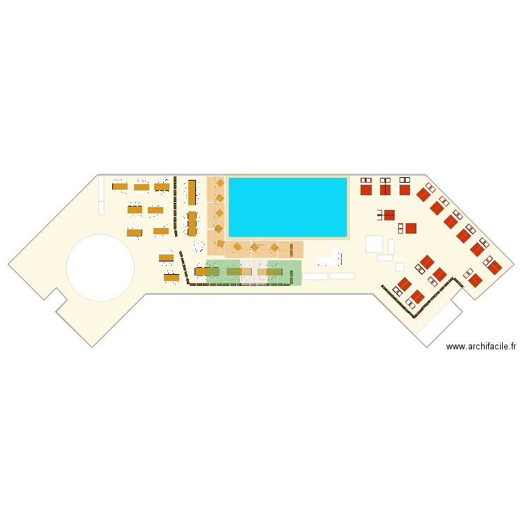 Terrasse. Plan de 0 pièce et 0 m2