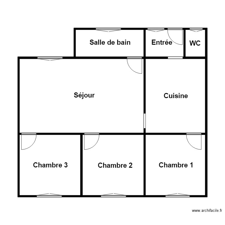 RDCC PLM. Plan de 0 pièce et 0 m2