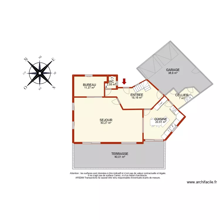 BI 9224 RDC. Plan de 