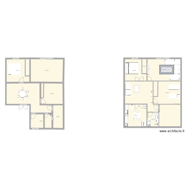 house. Plan de 0 pièce et 0 m2