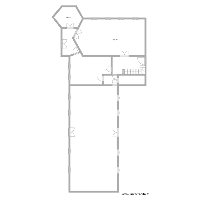 Ecole verte  bat principal . Plan de 0 pièce et 0 m2