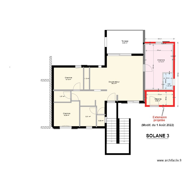 aaa. Plan de 14 pièces et 71 m2