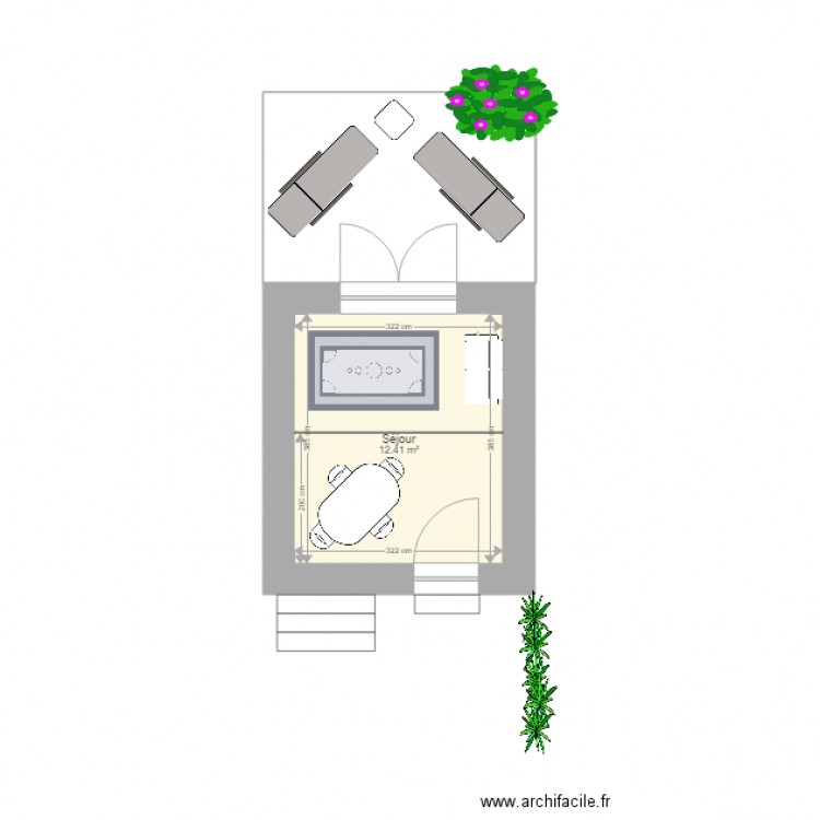 Mazet. Plan de 0 pièce et 0 m2