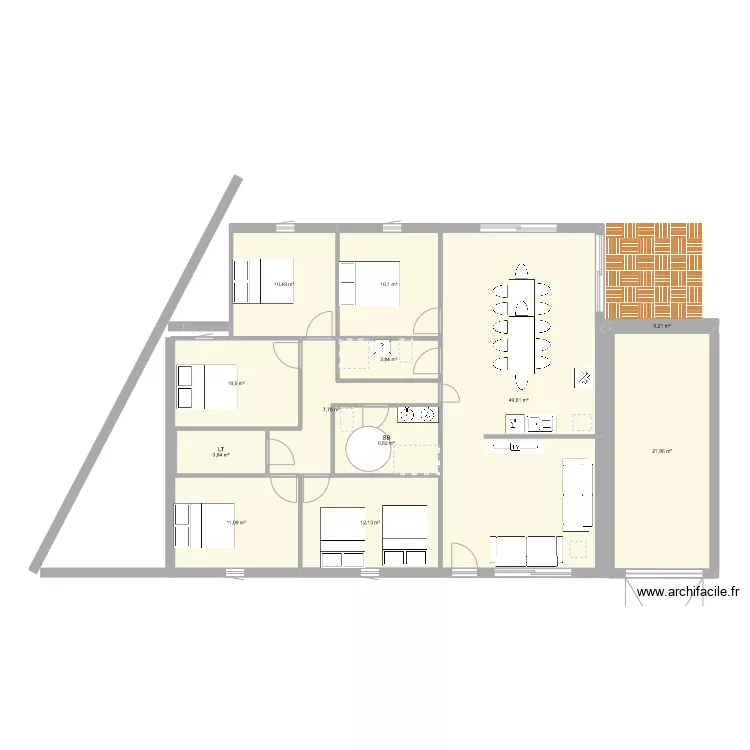 Projet plan maison du petit moulin 2. Plan de 