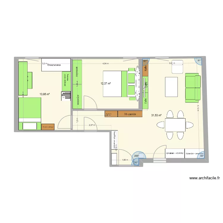 chambre jess. Plan de chambre jess. Plan de
