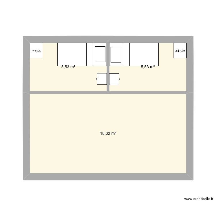 ROT V7. Plan de 12 pièces et 88 m2