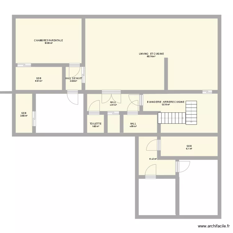 MAISON ETAGE 1. Plan de 