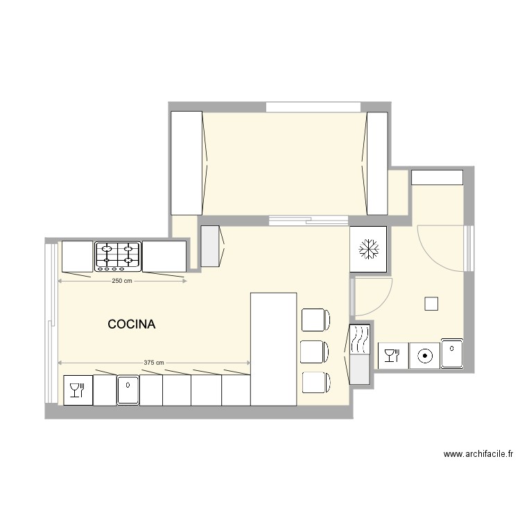 COCINA CARMEN 1. Plan de 0 pièce et 0 m2