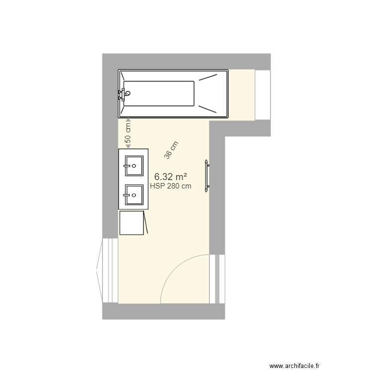 Salle de bain. Plan de 0 pièce et 0 m2