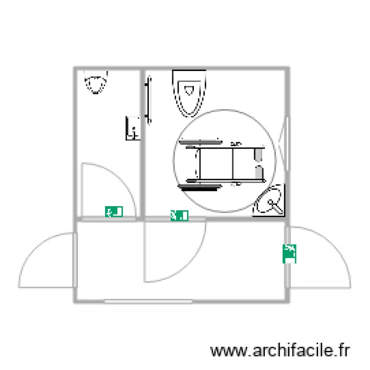 toilettes 1. Plan de toilettes 1. Plan de