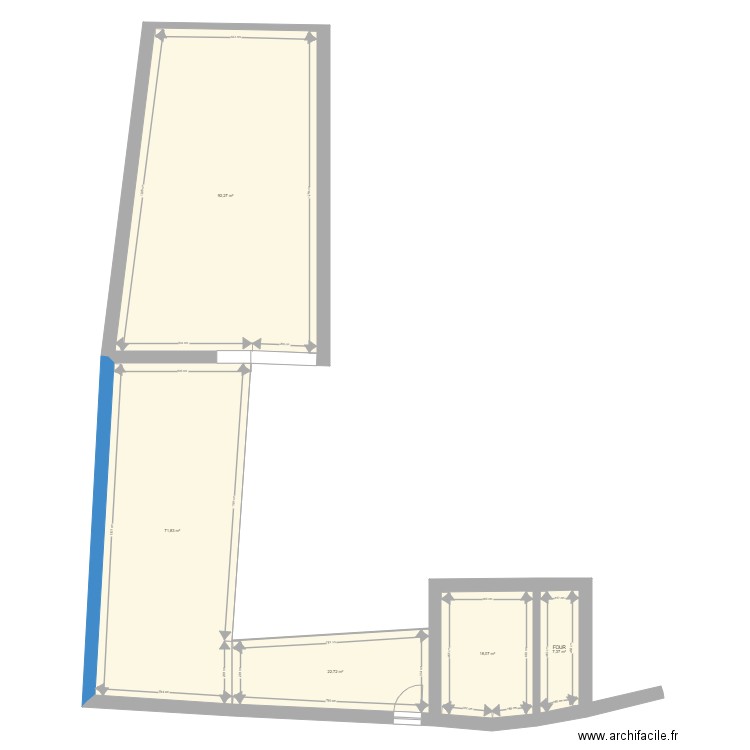 Dépendance cour. Plan de 0 pièce et 0 m2