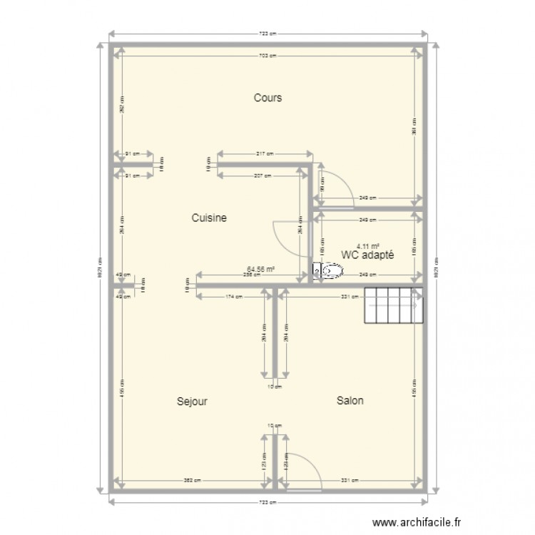 Proposition amenagement exterieur. Plan de 0 pièce et 0 m2