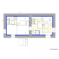 PM N1cuisine avec esc semi h&eacute;li P Est mezzanine