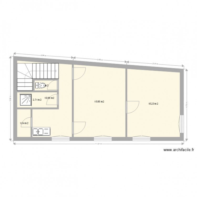 étage Maison. Plan de 0 pièce et 0 m2