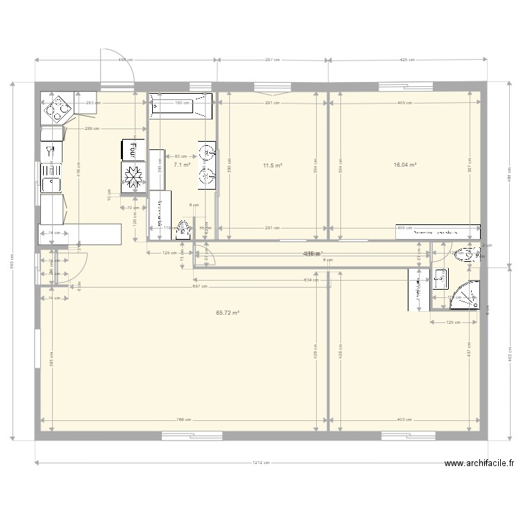 le TEICH projet 2. Plan de 0 pièce et 0 m2