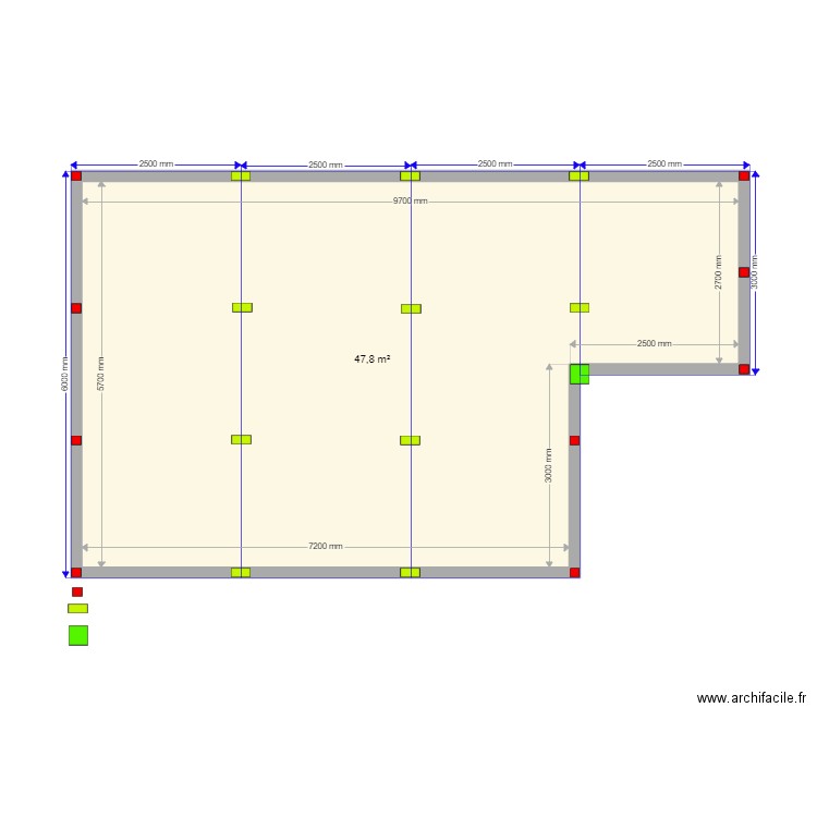 Максим Завидово Сваи. Plan de 0 pièce et 0 m2