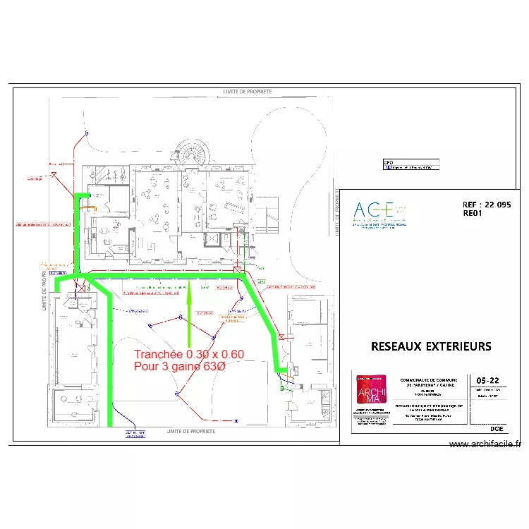 villa Parthenay ext. Plan de 