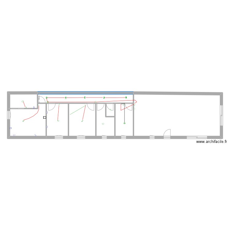 FOND DU JARDIN ELECTRICITE. Plan de 0 pièce et 0 m2