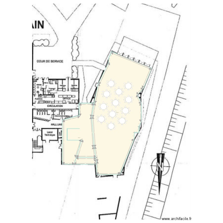 salle charbo. Plan de 0 pièce et 0 m2